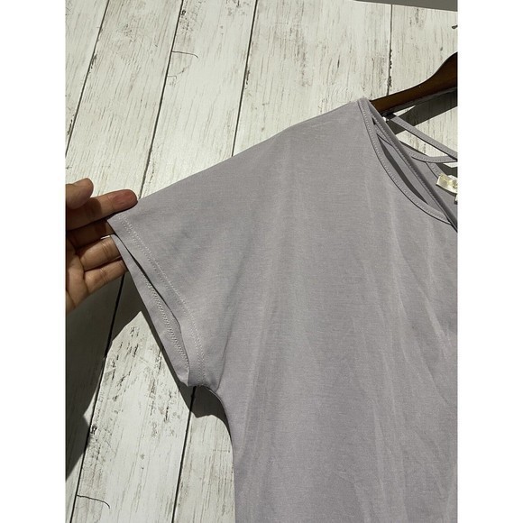 Andree‎ by Unit Top Womens M Short Sleeve Lounge Casual Ladies Shirt - Picture 3 of 8